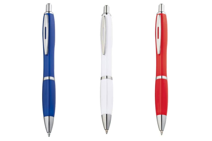 design pennen met zilveren clip