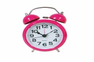 bedrukte roze klok