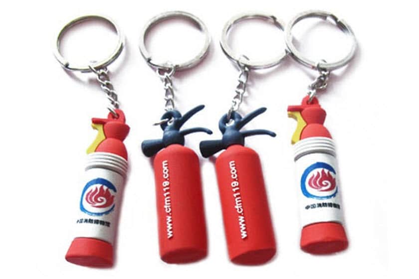 Brandwerende Sleutelhanger Van Zinklegering - Grappige Creatieve Hanger Voor Brandweerman - Enkele Attribuut, Siehe