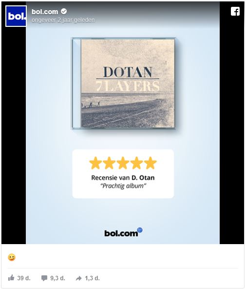 social media inhaker dotan gesjoemel met recensies bol