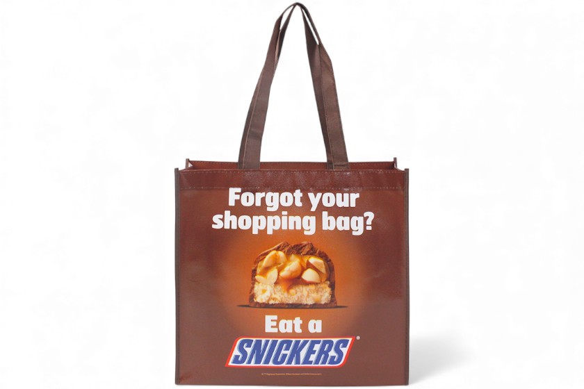 bruine kleine boodschappentassen