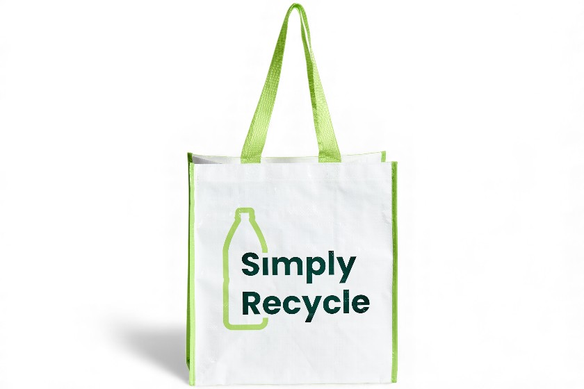 gerecyclede duurzame boodschappentassen