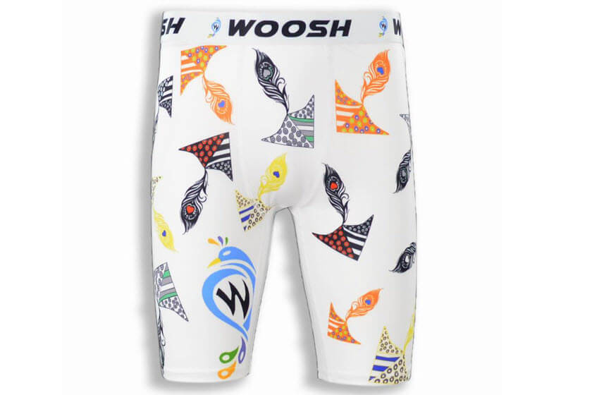 bedrukte boxershorts met lange pijpjes
