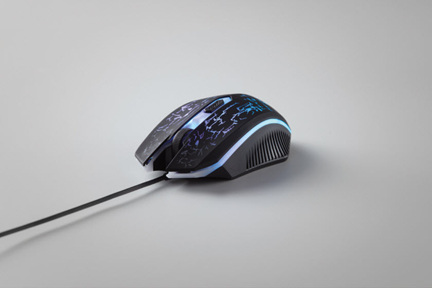 gaming muis met logo