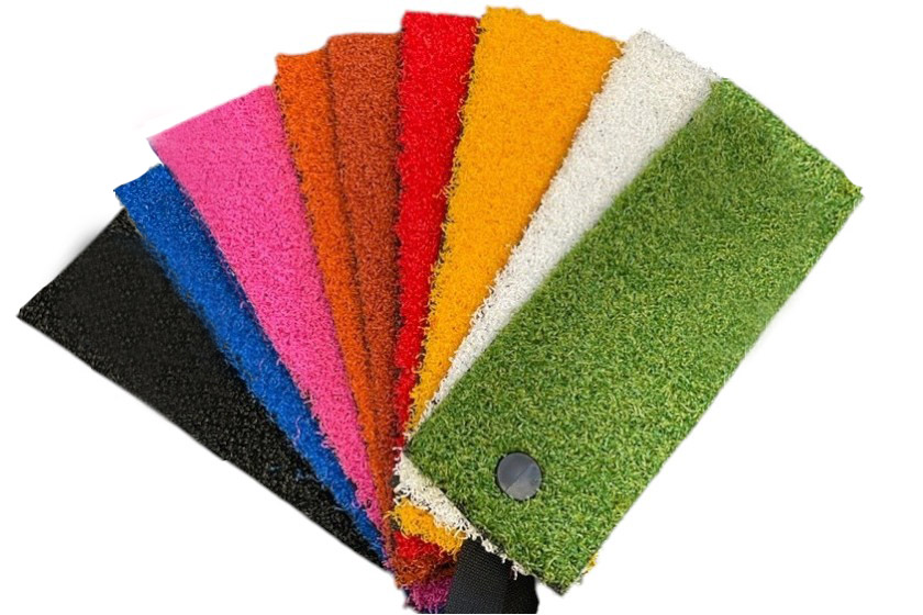 diverse kleuren kunstgrasmatten