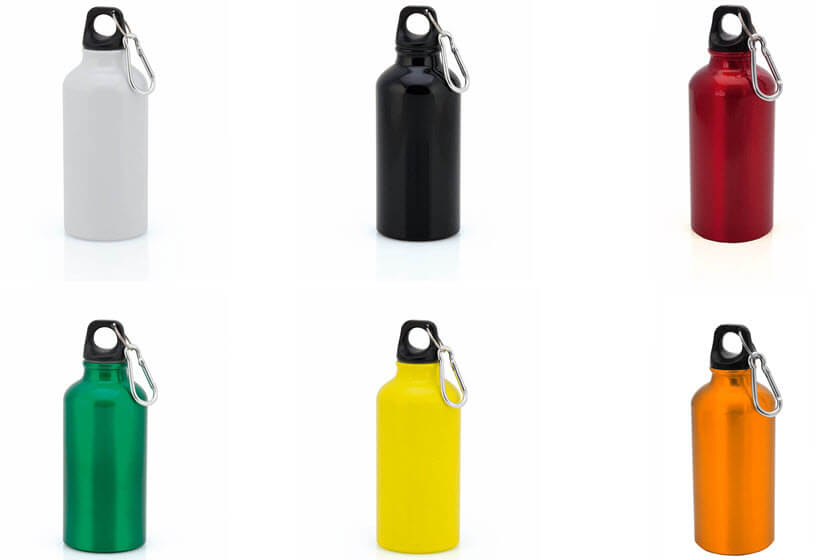400 ml aluminium gekleurde flessen bedrukken