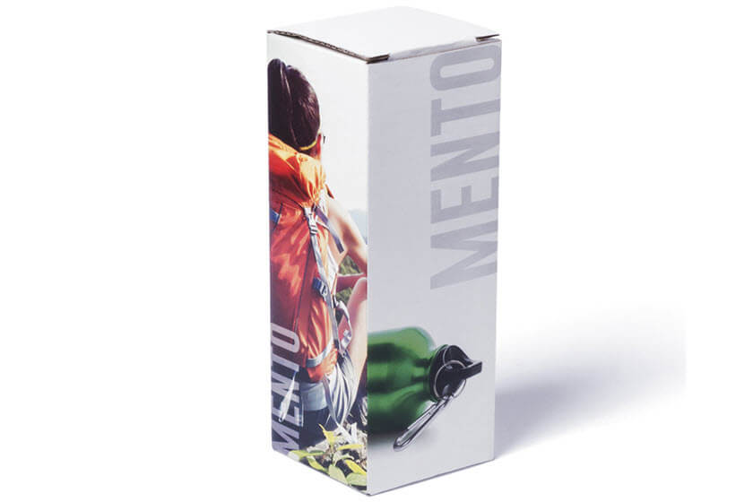 400 ml aluminium waterflessen in geschenkdoos