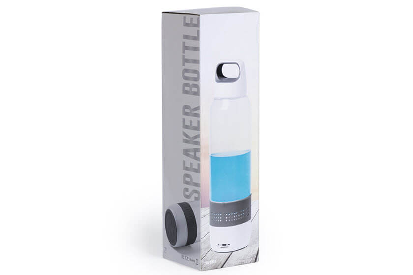 500 ml speaker drinkflessen met logo in doosje