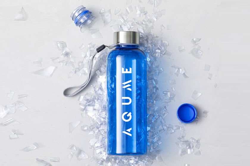 600 ml rpet flessen met logo