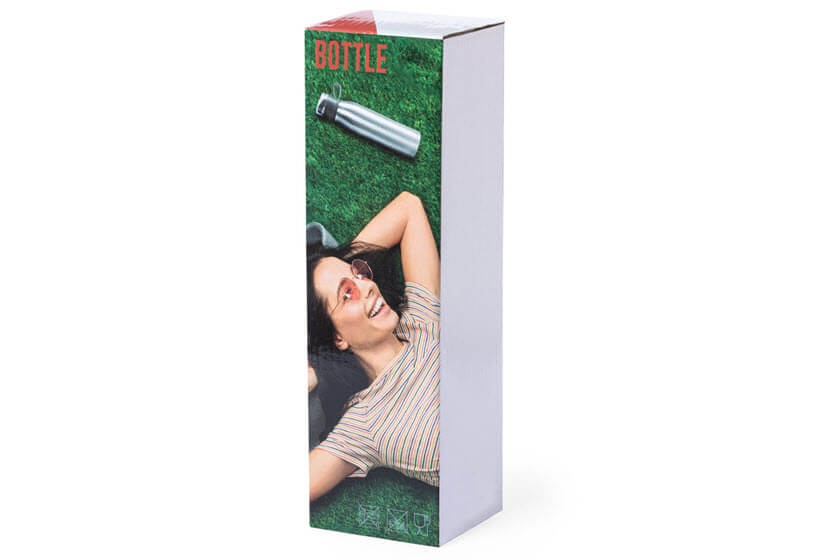 700 ml aluminium waterflessen in doosje