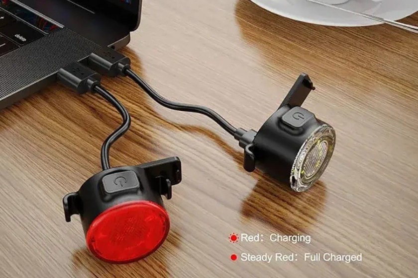 usb oplaadbare fietlampjes