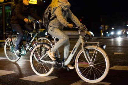 fietslampjes met elastiek