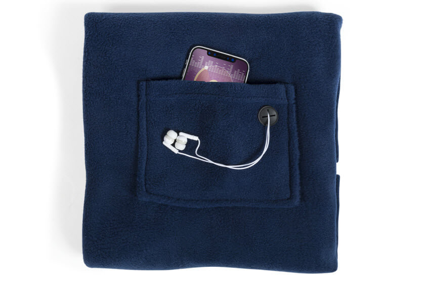 eigen ontwerp fleece dekens met voorvak
