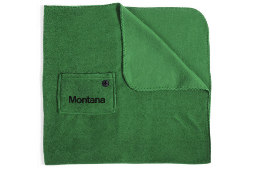 logo fleece dekens met voorvak