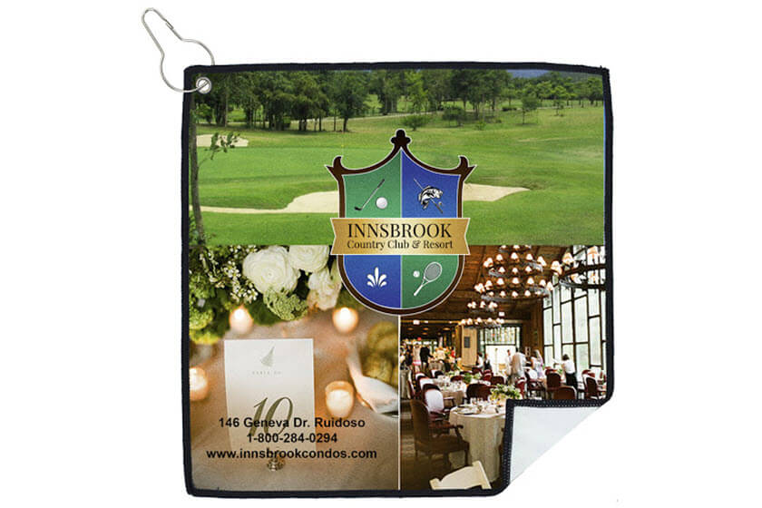 golfhanddoeken bedrukt full colour