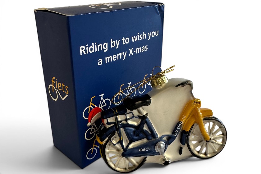 fiets frisdrank kerstornamenten