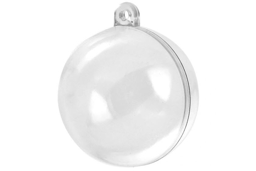 Transparante kerstballen bedrukken vulbare kerstballen Promoboer