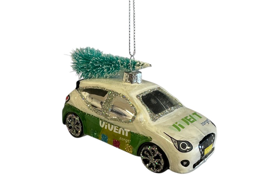 kerstauto ornamenten