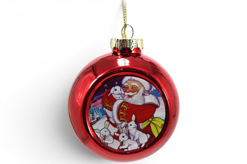 kerstballen met afbeelding