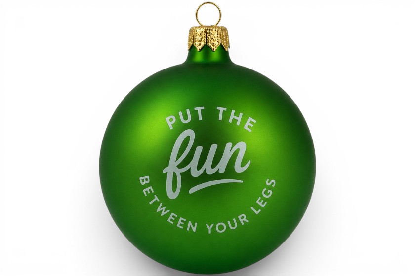 kerstballen met slogan