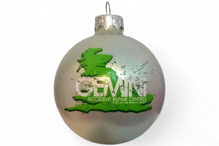 met logo glazen kerstballen met logo glazen kerstballen