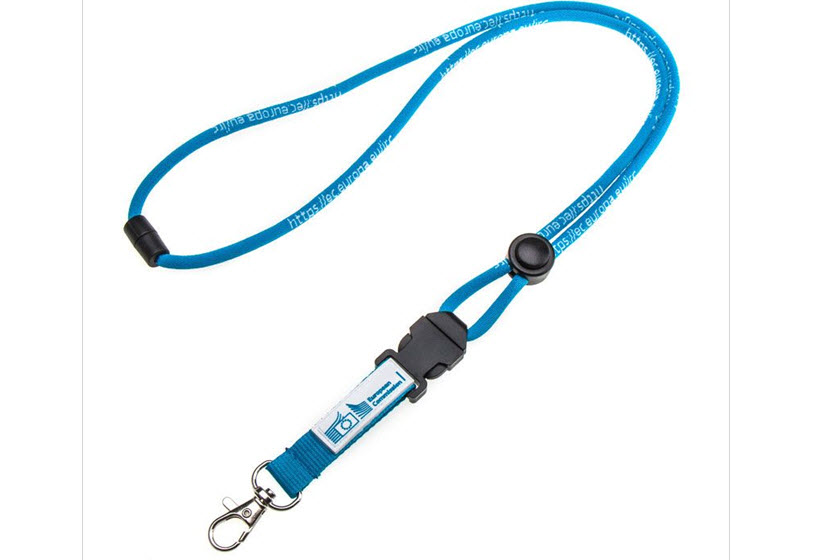 ronde keycords met label weven ronde keycords met label weven