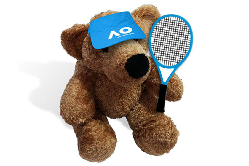 gepersonaliseerde knuffels met product in de hand