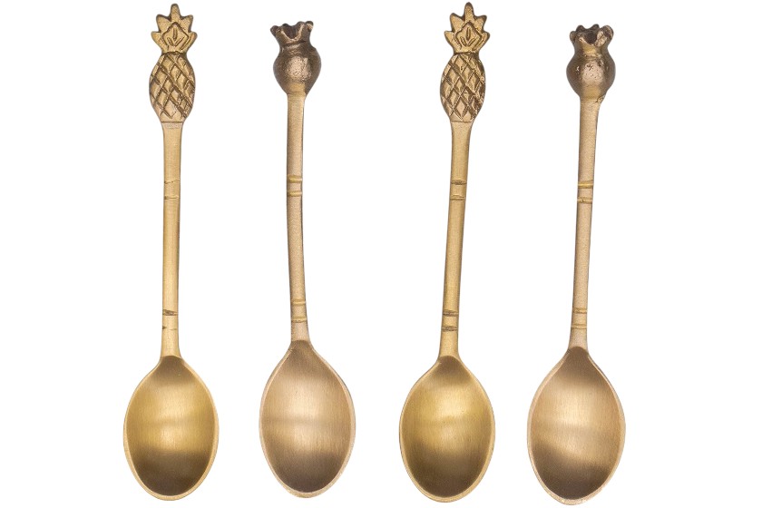 bedrukte gouden lepels
