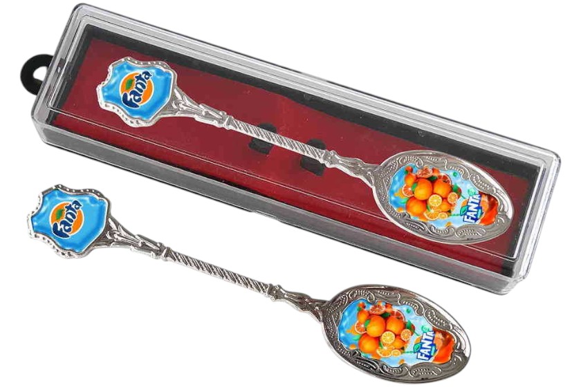 blauwe theelepels
