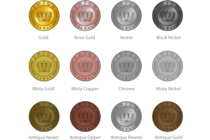 diverse kleuren lepels