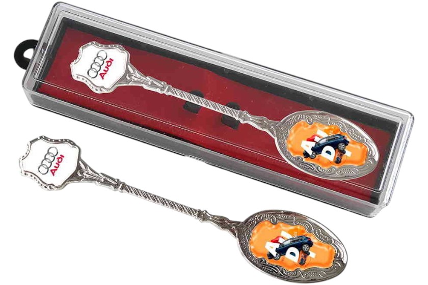 gekleurde theelepels