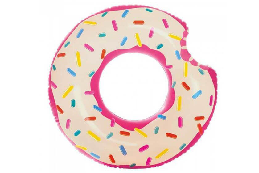 gepersonaliseerde opblaasbare donut van pvc