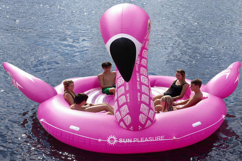 opblaas eiland xxl voor 6 personen
