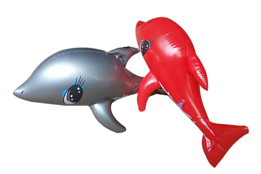 opblaasbare dolfijnen met gepersonaliseerd ontwerp