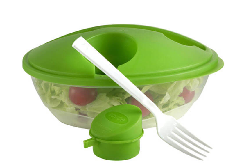 salade lunchbox met logo