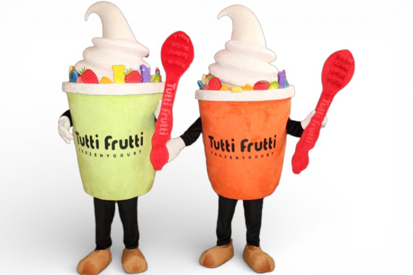 mascottepakken in productvorm ijsjespak