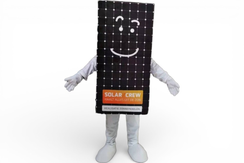 mascottepakken in productvorm zonnepanelen