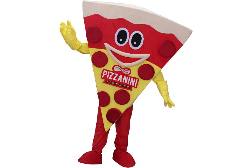 mascottepakken in productvorm pizzapak