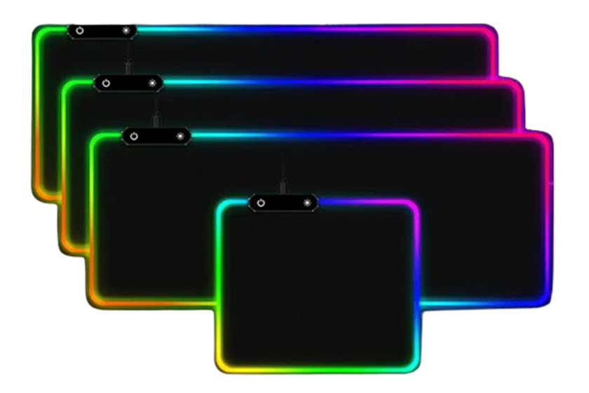 RGB muismat met led verlichting ontwerpen RGB muismat met led verlichting ontwerpen