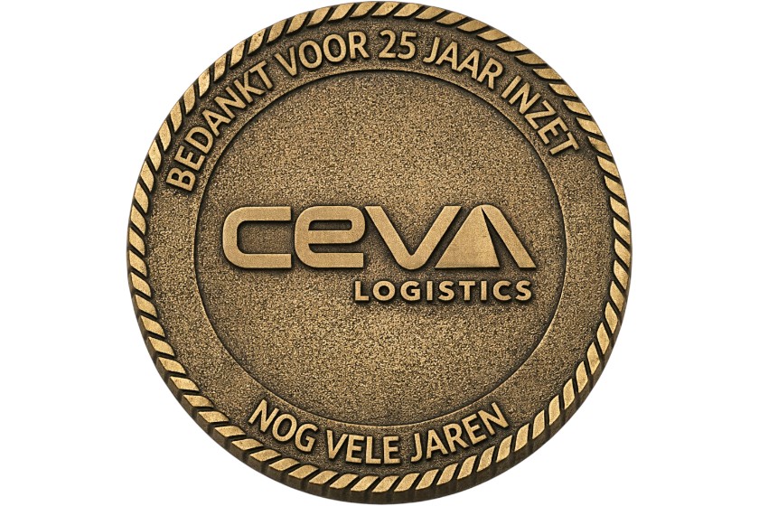 jubileummunten voor dienstjubileum