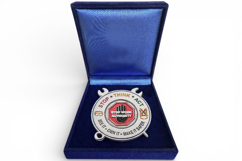 penningen in geschenkverpakking