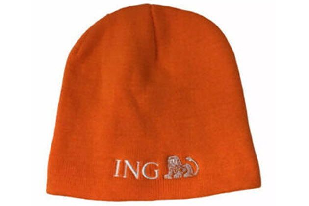 oranje mutsen borduren