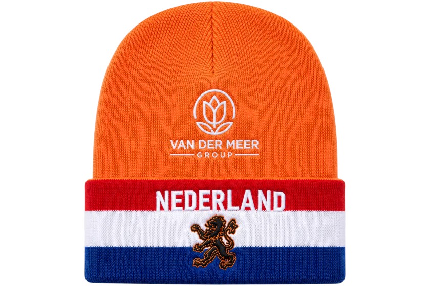 oranje mutsen bedrukt