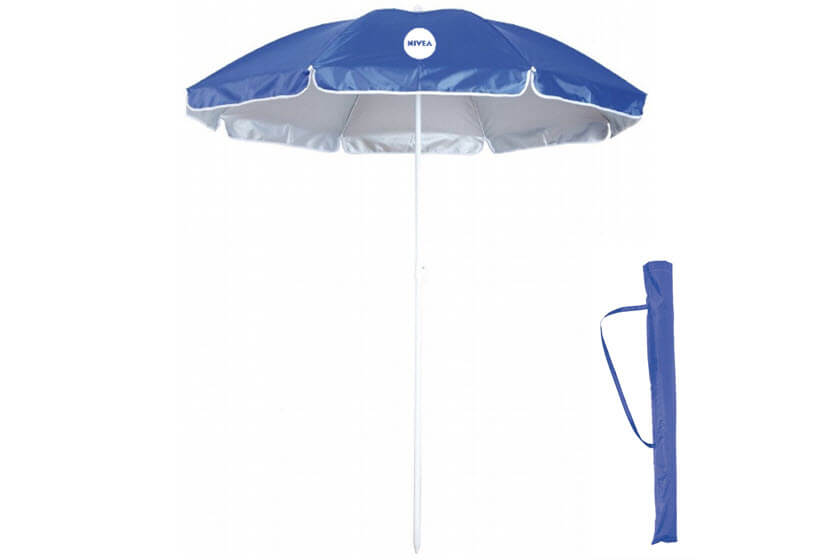 gepersonaliseerde parasol met uv bescherming