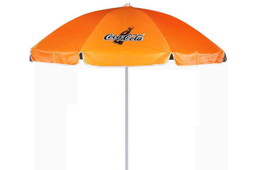 gepersonaliseerde parasols met doek in eigen kleur