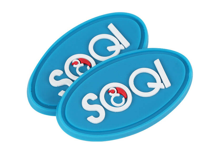 pvc badges met 3d effect opdruk