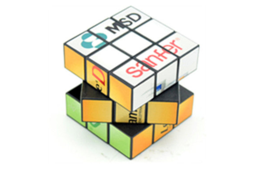 met bedrukking puzzel kubus met bedrukking puzzel kubus