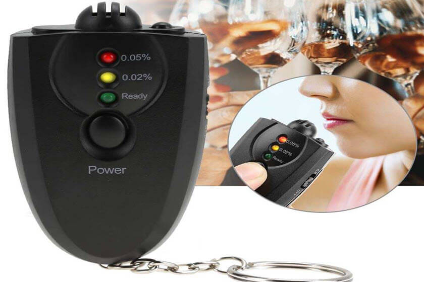gepersonaliseerde sleutelhangers alcoholtester led lampje