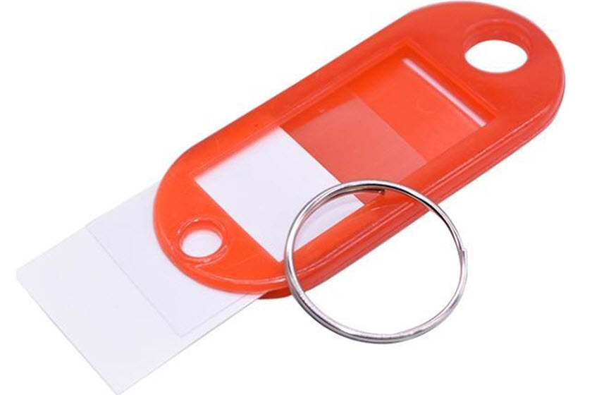 label sleutelhangers bedrukt