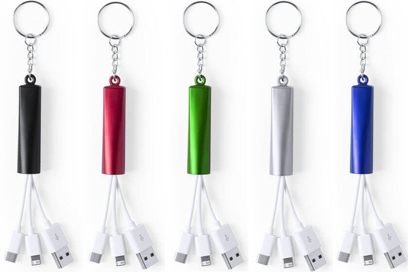 usb sleutelhanger oplader bedrukken